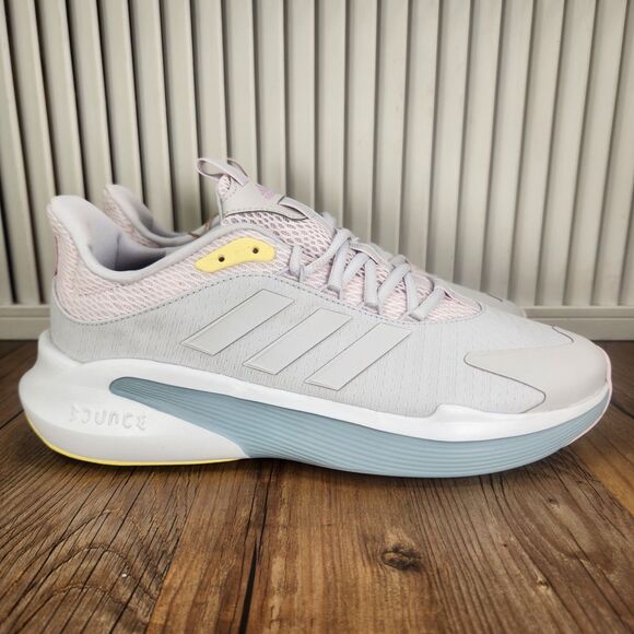 Adidas Bounce Alphaedge+ IF7286 Womens Size 9.5 Gray Pink Running Sneakers Shoes - Picture 2 of 11